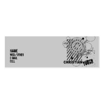 Juventud cristiana tarjeta de negocio