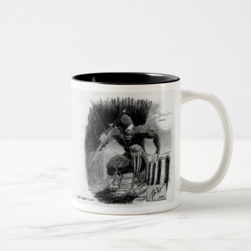Juzgue a su enemigo taza de café