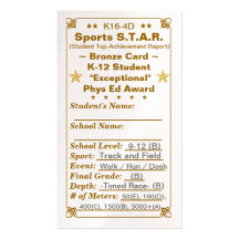 K16-4D se divierte el ~Bronze Card~ HS 100ct de S. Tarjetas Personales