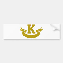K-real-cinta Pegatina De Parachoque