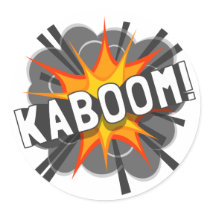 ¡KABOOM! pegatinas
