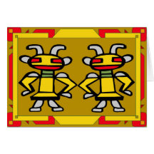 Kachina gemelo tarjeton