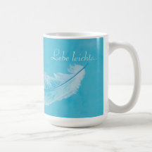 Kaffee-/Teebecher "Lebe leicht" Kaffeetasse