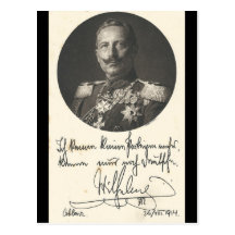 Kaiser Wilhelm de Alemania 1914 #001D Tarjetas Postales