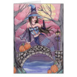 Kalei - tarjeta de la sirena de Halloween