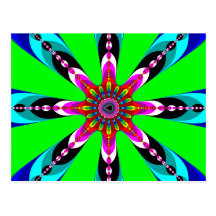 Kaleidozone - fractal tarjetas postales