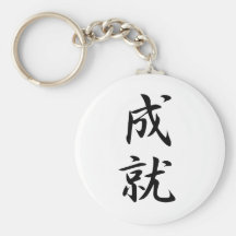 Kanji de la realización llavero