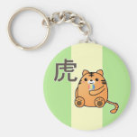 Kanji del amor del tigre llavero