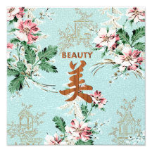 Kanji femenino azul de la belleza de la impresión  fotografías  