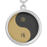 Kanji Yin Yang Collar Personalizado