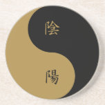 Kanji Yin Yang Posavasos Personalizados