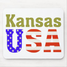 ¡Kansas los E.E.U.U.! Tapetes De Ratón