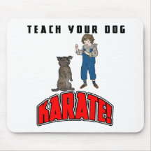 Karate 4 del perro tapete de raton