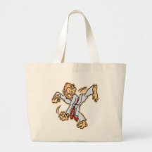 Karate-Mono Bolsas Lienzo