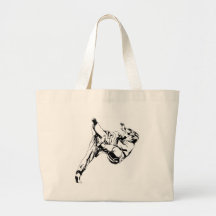 Karate y un judo. Técnicas de tiros Bolsa De Mano