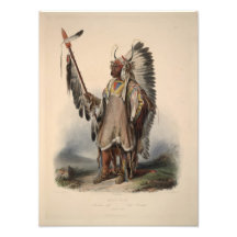 Karl Bodmer - jefe de Mandan Fotos