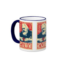 Karl Marx - el cubo de la gente: Taza de OHP