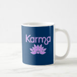 Karmas con la camiseta de la flor de Lotus Tazas