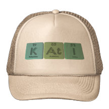 Kati como yodo del astatino del potasio gorras
