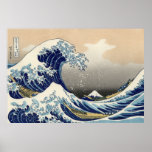 Katsushika Hokusai: La gran onda de Kanagawa Posters