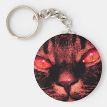 Katten oog Rode Sleutel Hangers