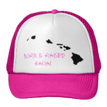 KAUAI NACIDO Y AUMENTADO GORRAS DE CAMIONERO