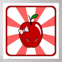 Kawaii Apple (chica) Posters