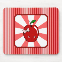 Kawaii Apple (chica) Tapete De Ratón