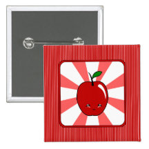 Kawaii Apple (muchacho) Pin