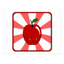 Kawaii Apple (muchacho) Postales
