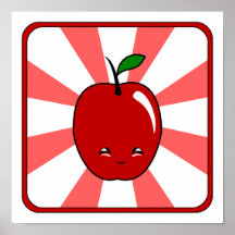 Kawaii Apple (muchacho) Posters