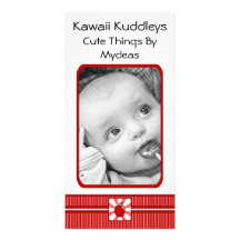 Kawaii Apple (muchacho) Tarjetas Fotograficas