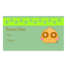 Kawaii del garbanzo tarjetas de negocios