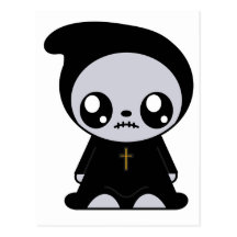 Kawaii Emo Tarjeta Postal