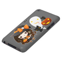 Kawaii Halloween iPod Case-Mate Cobertura