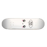 Kawaii lindo sonriente "alista para rodar!" - tabl patineta