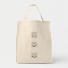 Kawaii "me lame" la bolsa de asas del ultramarinos