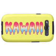Kawaii Melty adorable lindo que derrite el pastel  Galaxy S3 Protectores