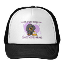 Kawaii negro y obediencia de la reunión del Coonho Gorro De Camionero