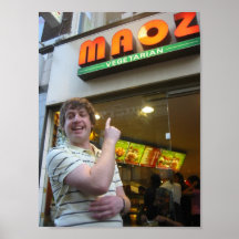 Kebabs gordos del hombre impresiones
