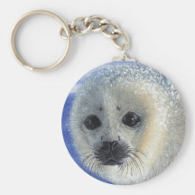 Kechain del bebé de cría de foca de la inocencia llaveros
