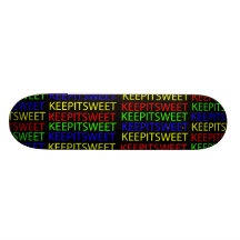keep'it'sweet multicolor tabla de skate