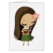 Keilana el chica de Hula Felicitación