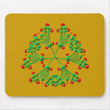 Kelten Blumen Ornament celtic flowers Mousepad