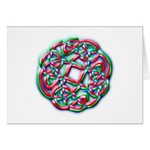 keltischer Knoten Ornament celtic knot Grußkarte