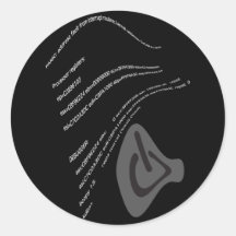 Kernel_Panic Etiqueta Redonda
