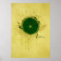 KEYCHEE a lime en silk Poster