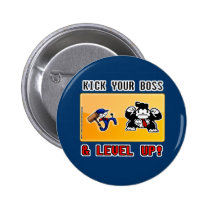 kick your boss & level up! botones