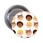 Kiddos retro descarado pin