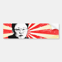 Kim Jong Il Etiqueta De Parachoque
